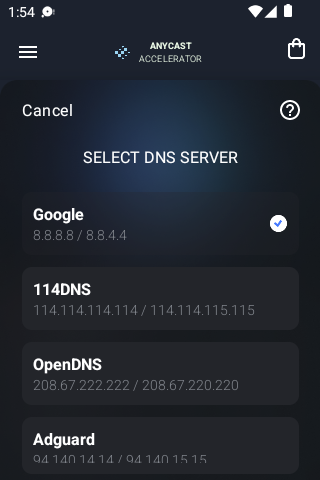 anycast配置android下载效果预览图